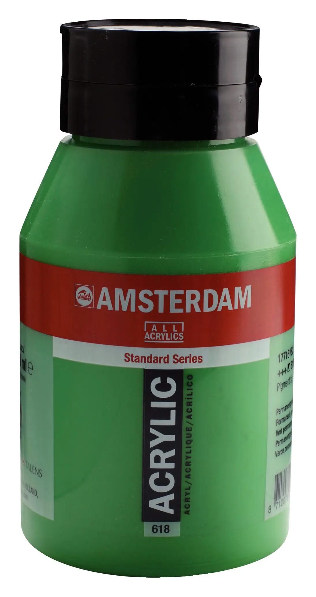 Amsterdam Standard Series Acrylfarbe Flasche 1000 ml Permanentgrün Hell 618 - Kidis Art