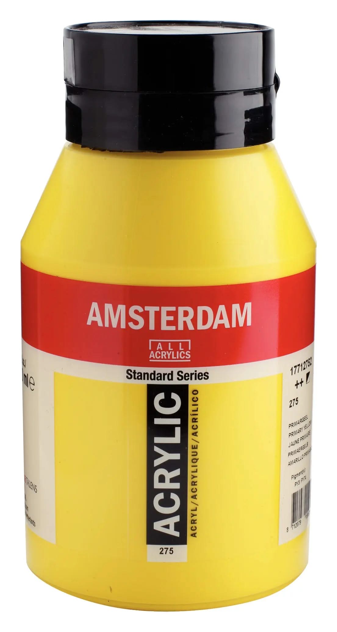 Amsterdam Standard Series Acrylfarbe Flasche 1000 ml Primärgelb 275 - Kidis Art