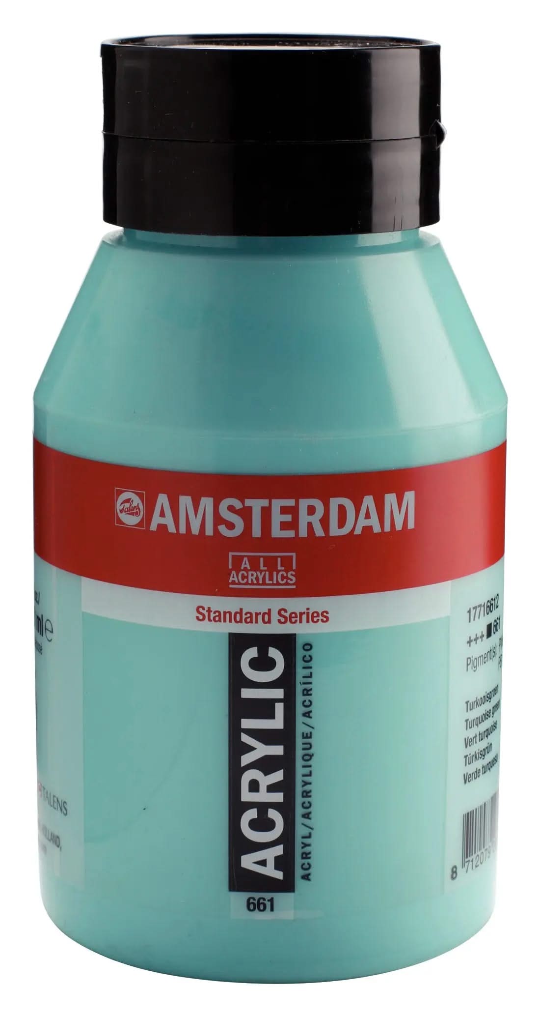 Amsterdam Standard Series Acrylfarbe Flasche 1000 ml Türkisgrün 661 - Kidis Art