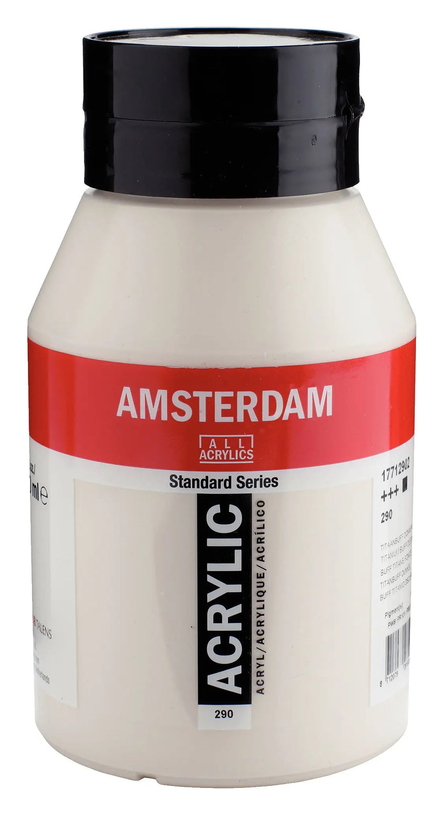 Amsterdam Standard Series Acrylfarbe Flasche 1000 ml Titanbuff Dunkel 290