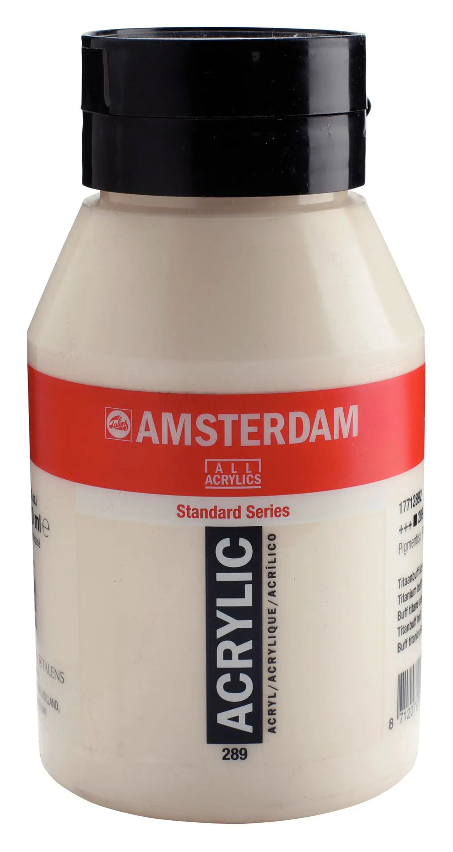 Amsterdam Standard Series Acrylfarbe Flasche 1000 ml Titanbuff Hell 289