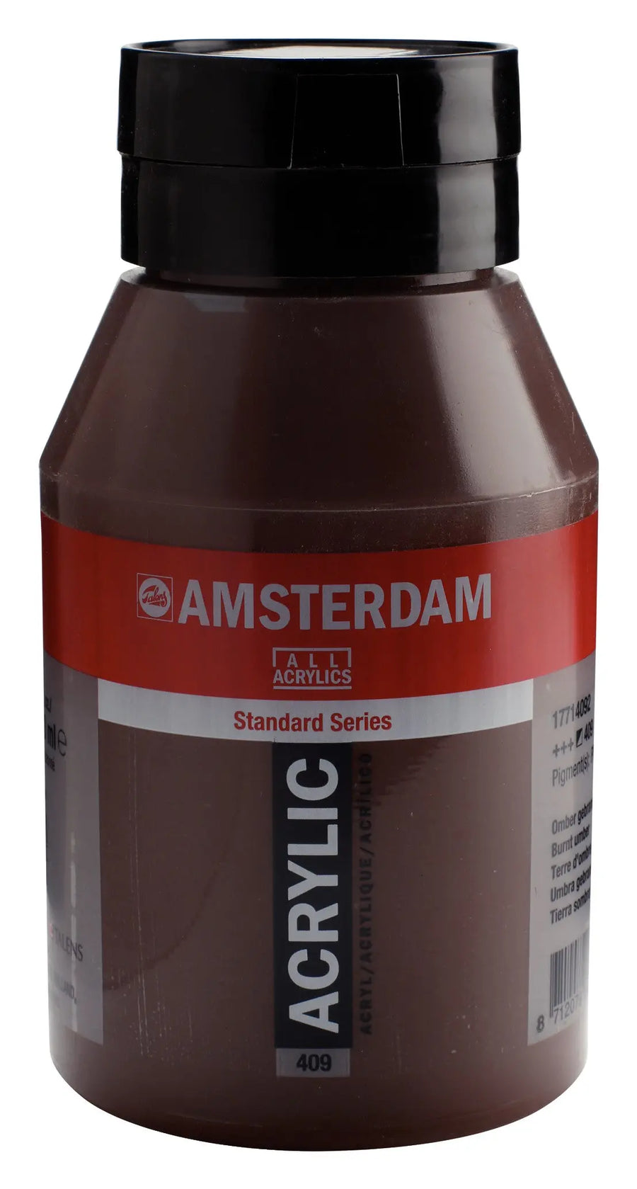 Amsterdam Standard Series Acrylfarbe Flasche 1000 ml Umbra Gebrannt 409