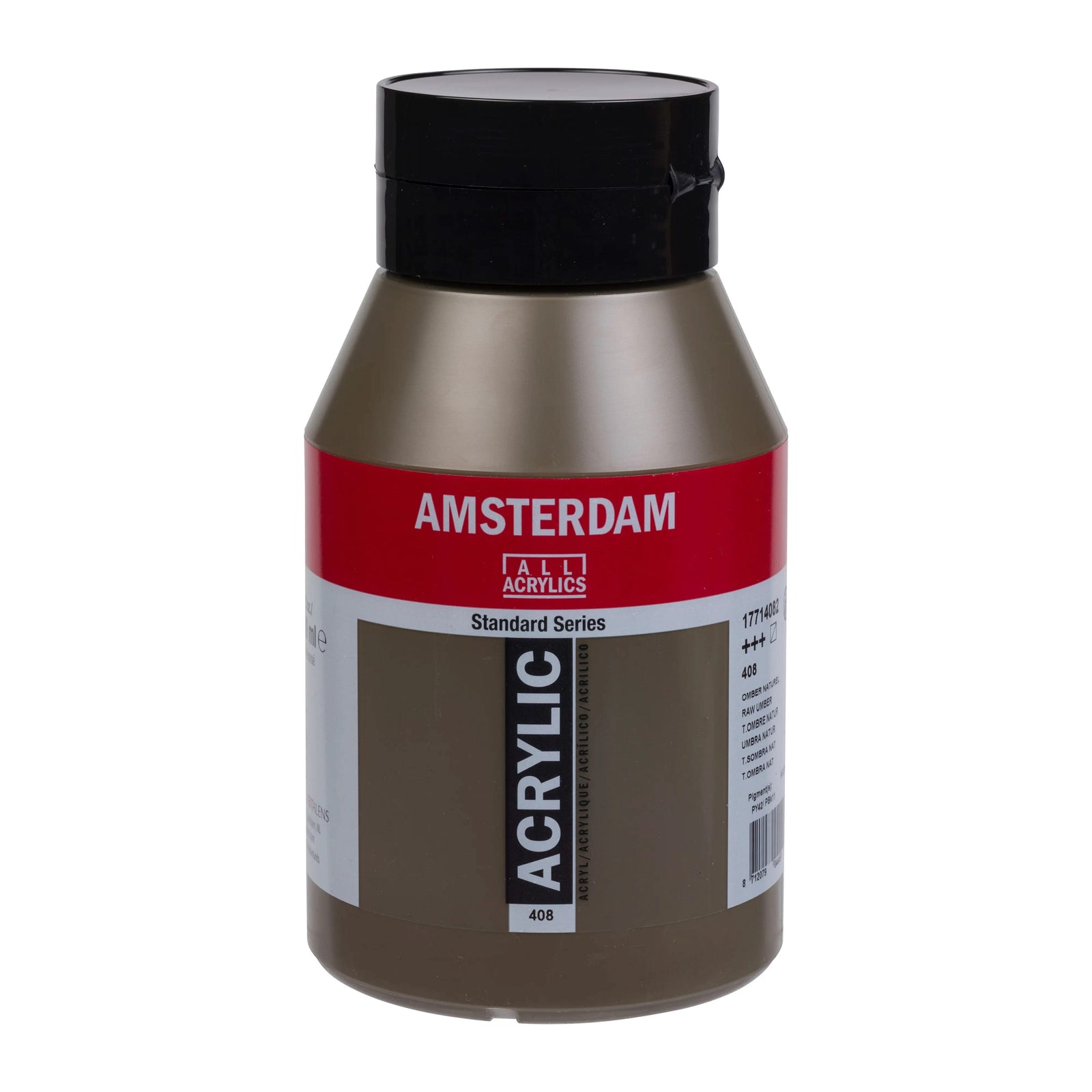 Amsterdam Standard Series Acrylfarbe Flasche 1000 ml Umbra Natur 408 - Kidis Art