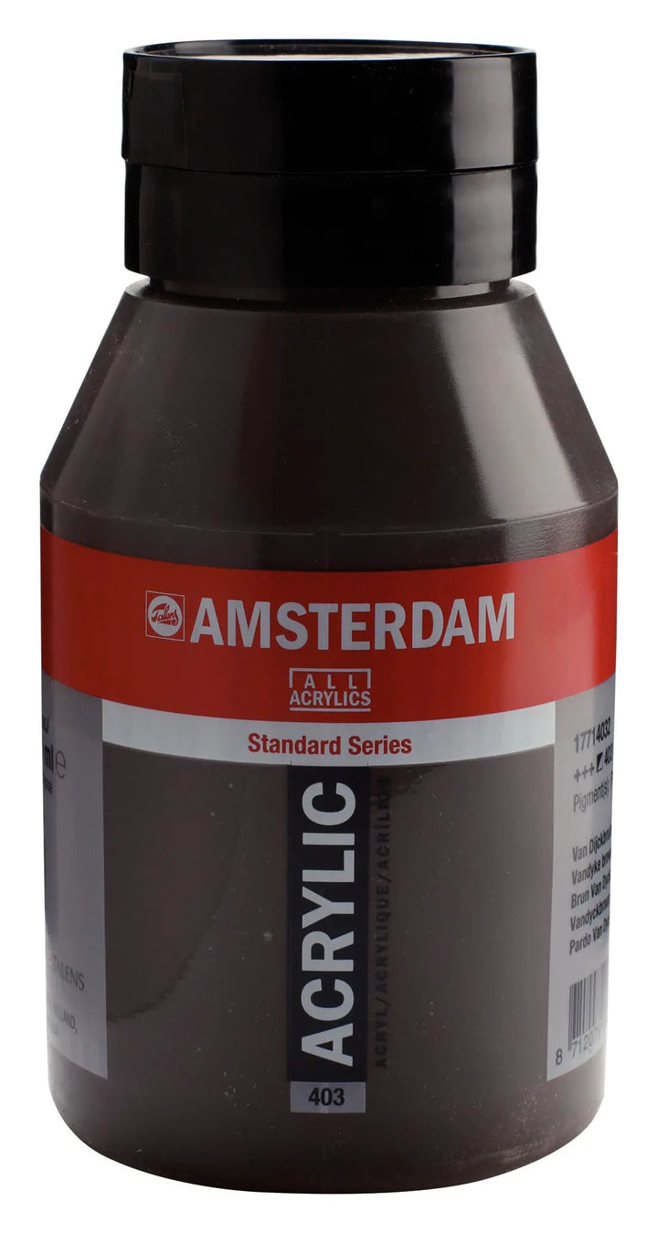 Amsterdam Standard Series Acrylfarbe Flasche 1000 ml Vandyckbraun 403