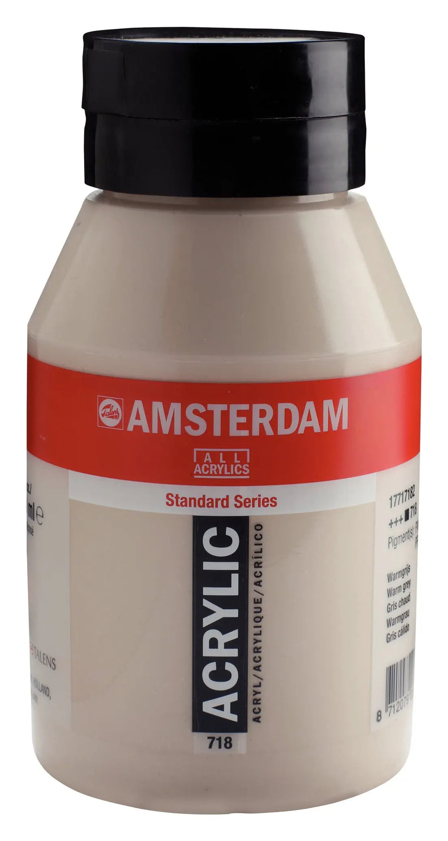 Amsterdam Standard Series Acrylfarbe Flasche 1000 ml Warmgrau 718