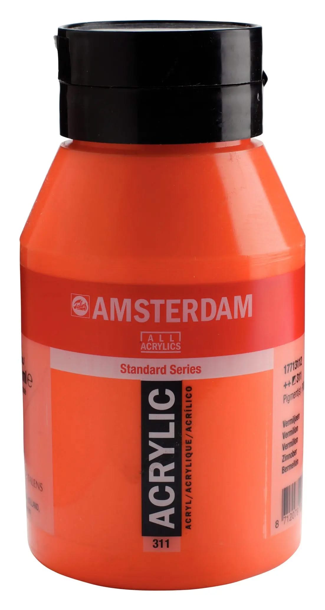 Amsterdam Standard Series Acrylfarbe Flasche 1000 ml Zinnober 311 - Kidis Art