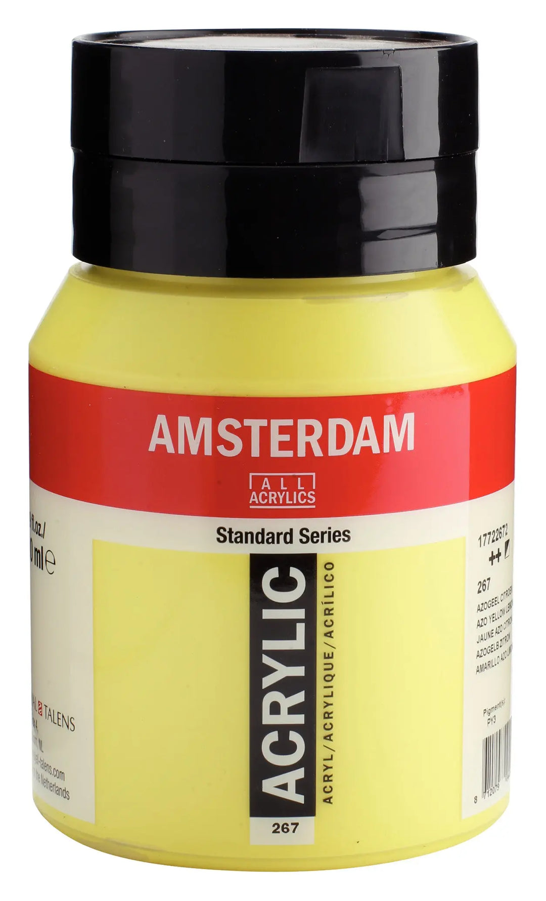 Amsterdam Standard Series Acrylfarbe Flasche 500 ml Azogelb Zitrone 267