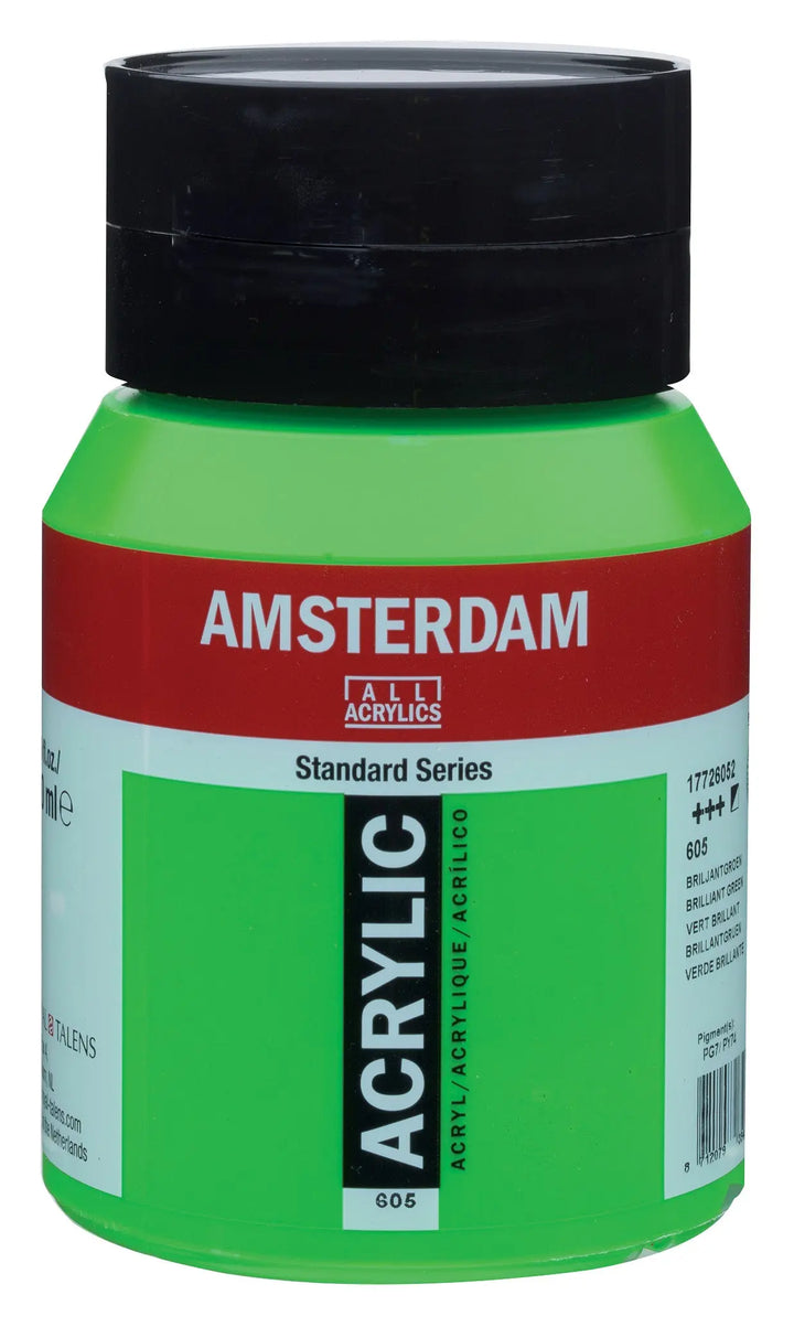 Amsterdam Standard Series Acrylfarbe Flasche 500 ml Brillantgrün 605
