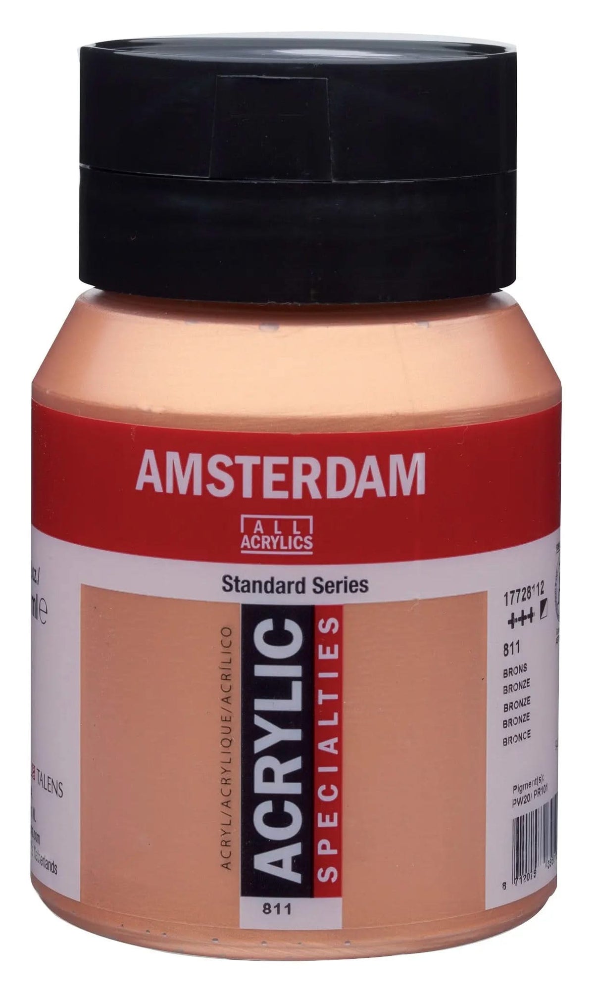 Amsterdam Standard Series Acrylfarbe Flasche 500 ml Bronze 811 - Kidis Art