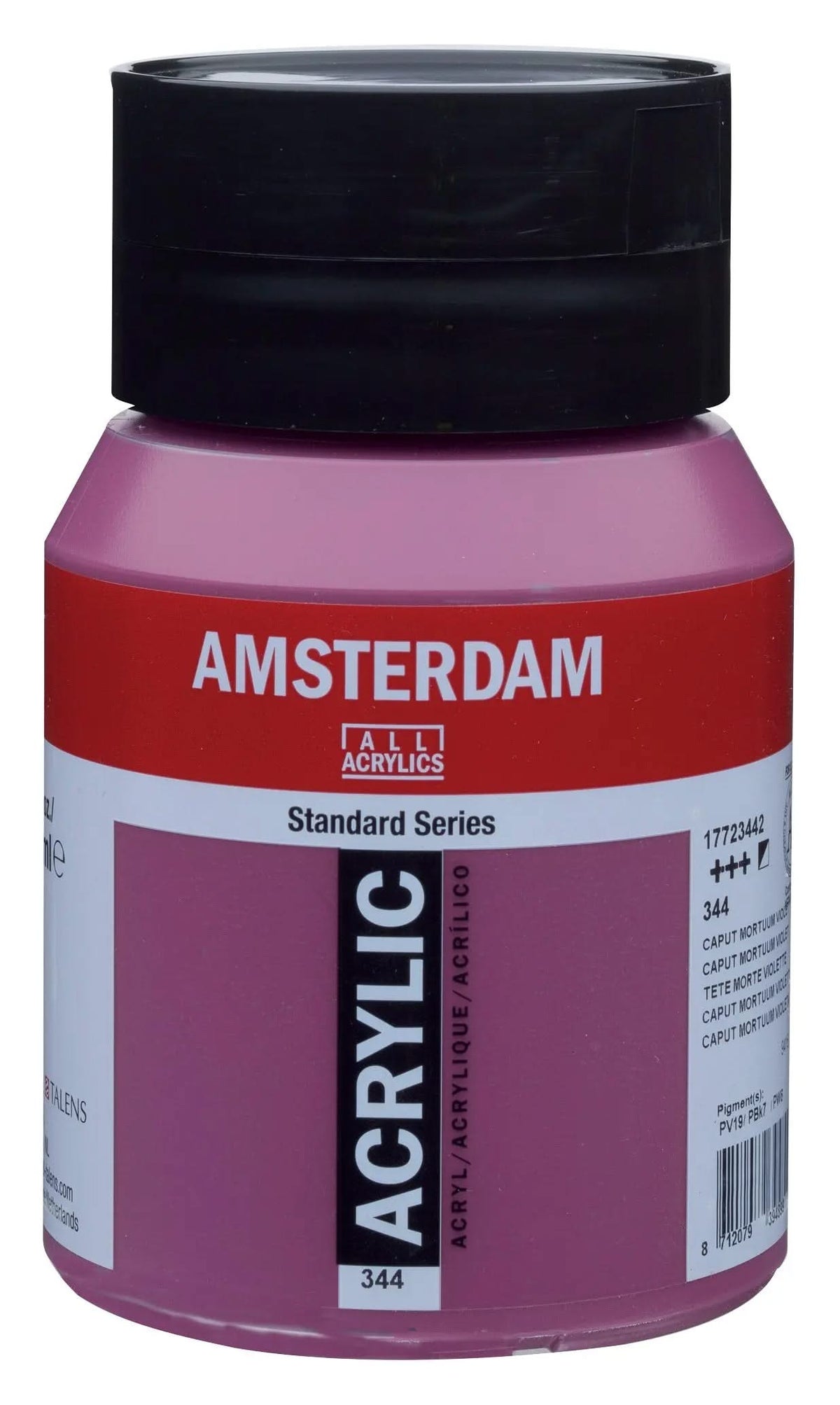 Amsterdam Standard Series Acrylfarbe Flasche 500 ml Caput Mortuum Violett 344 - Kidis Art