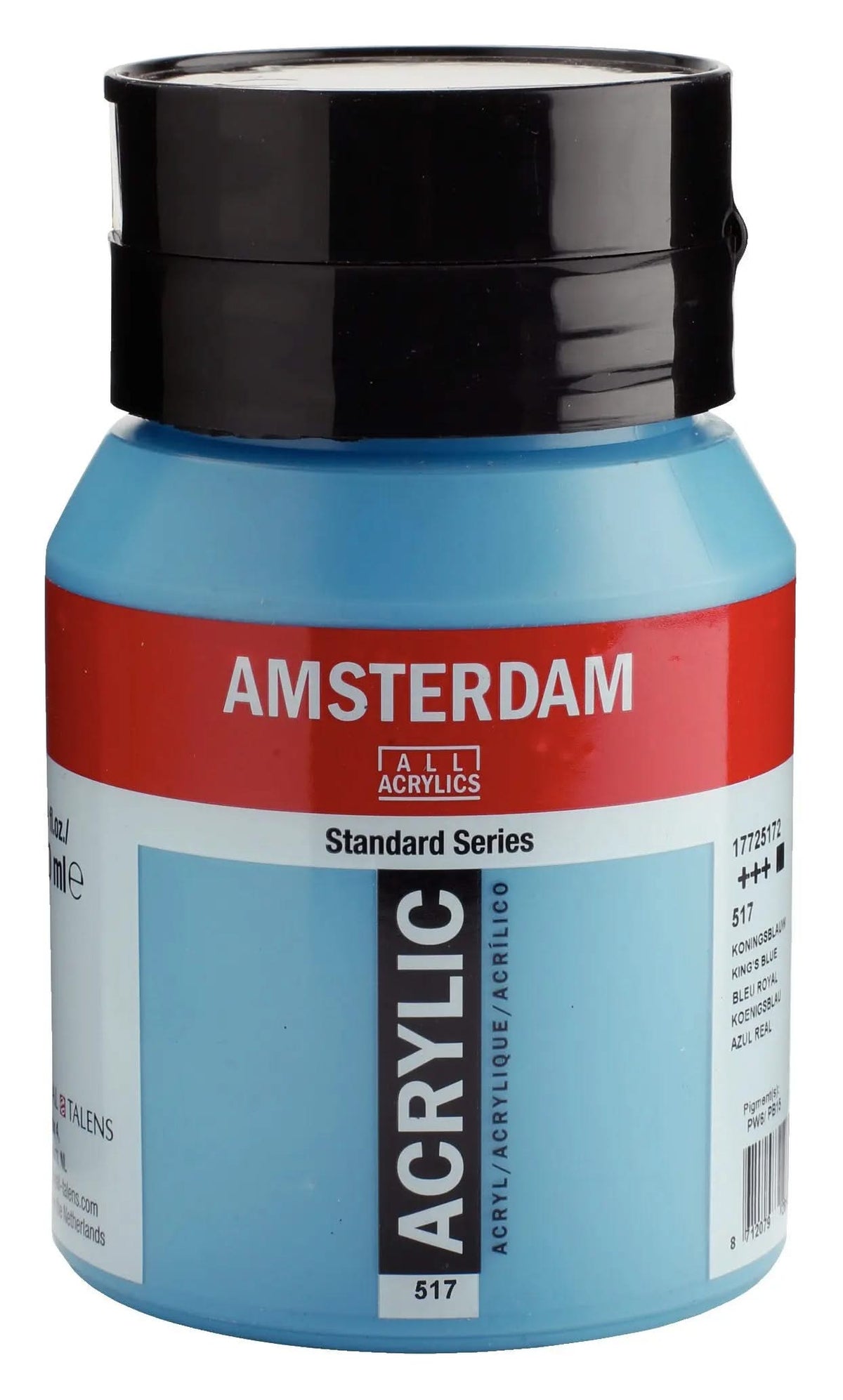 Amsterdam Standard Series Acrylfarbe Flasche 500 ml Königsblau 517 - Kidis Art