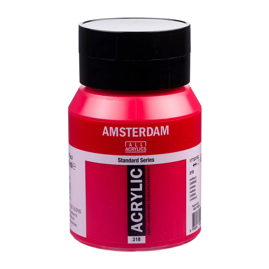Amsterdam Standard Series Acrylfarbe Flasche 500 ml Karmin 318