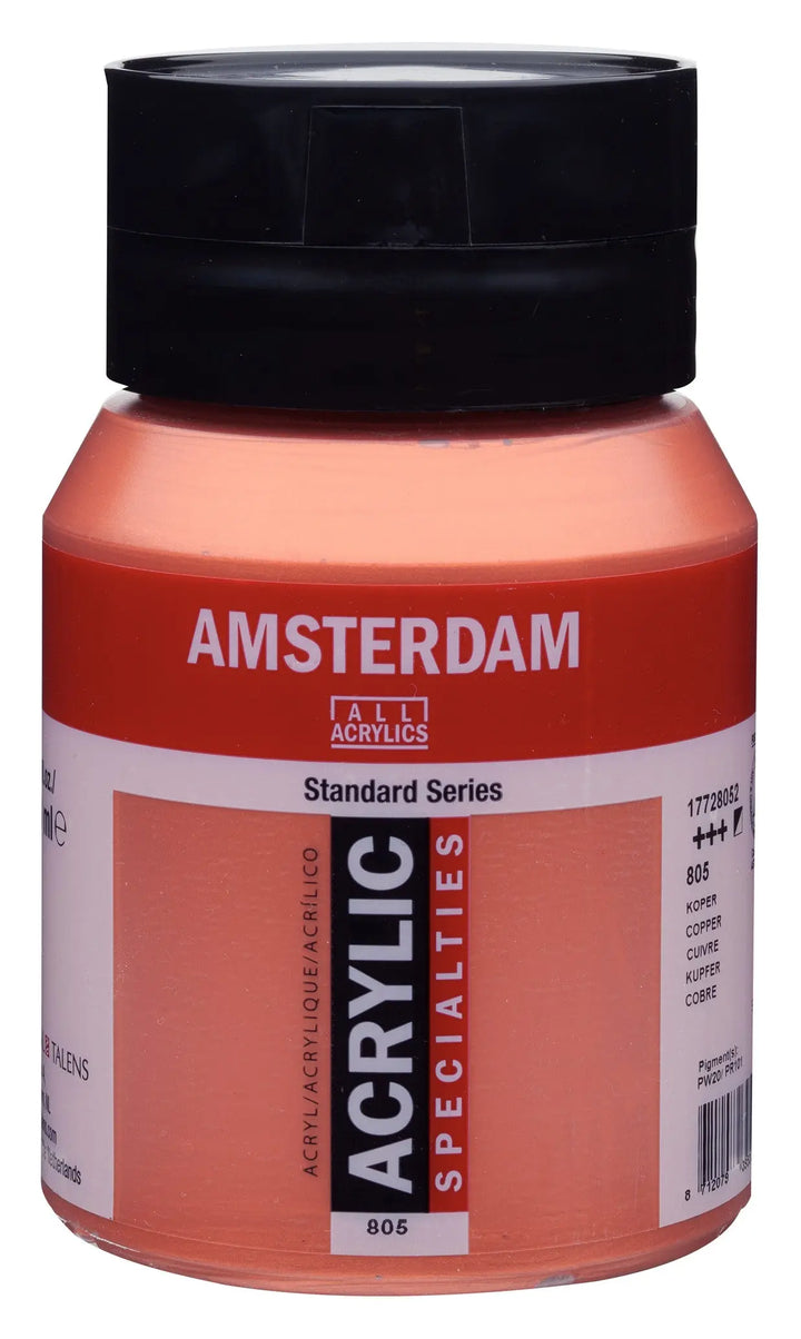 Amsterdam Standard Series Acrylfarbe Flasche 500 ml Kupfer 805