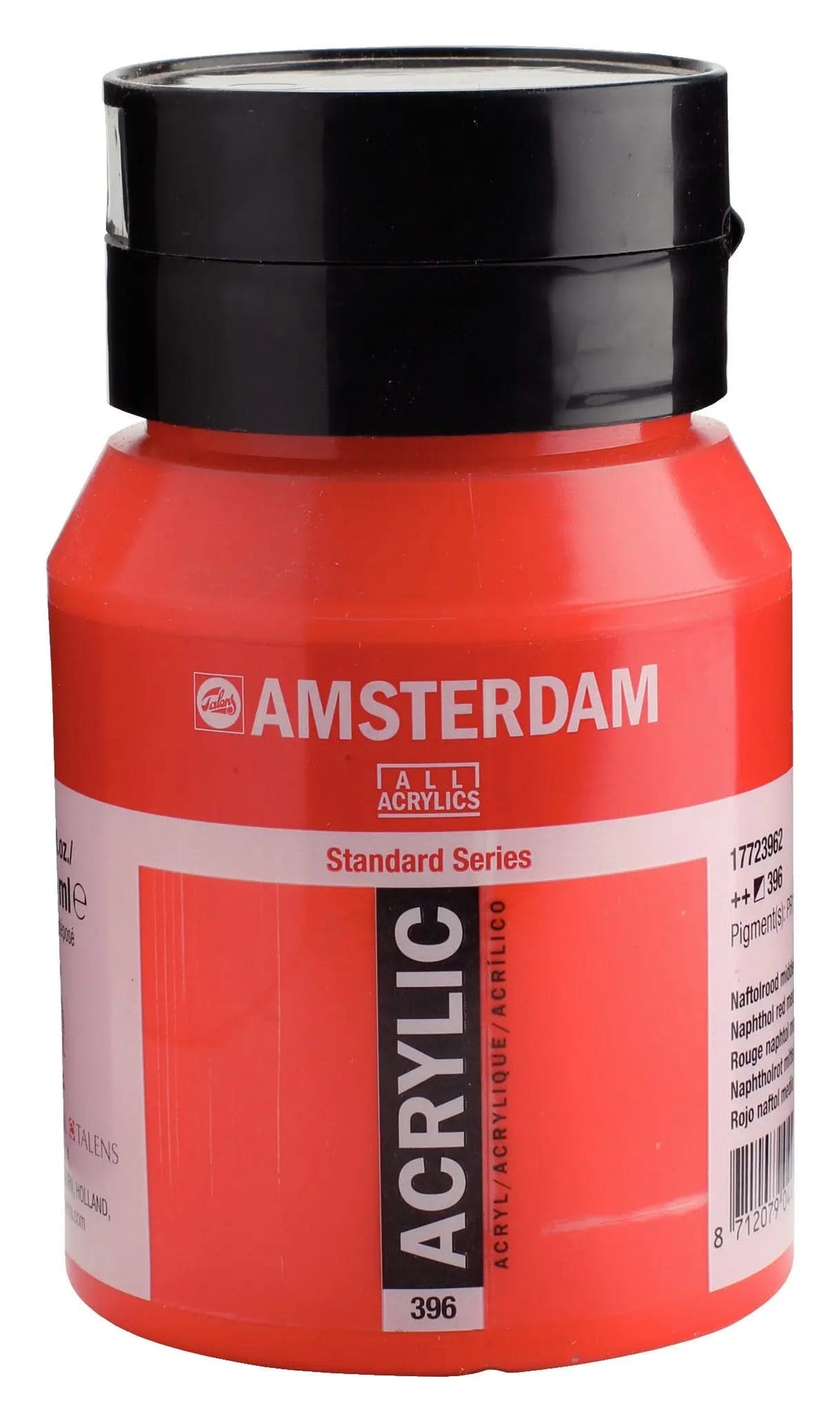 Amsterdam Standard Series Acrylfarbe Flasche 500 ml Naphtholrot Mittel 396 - Kidis Art