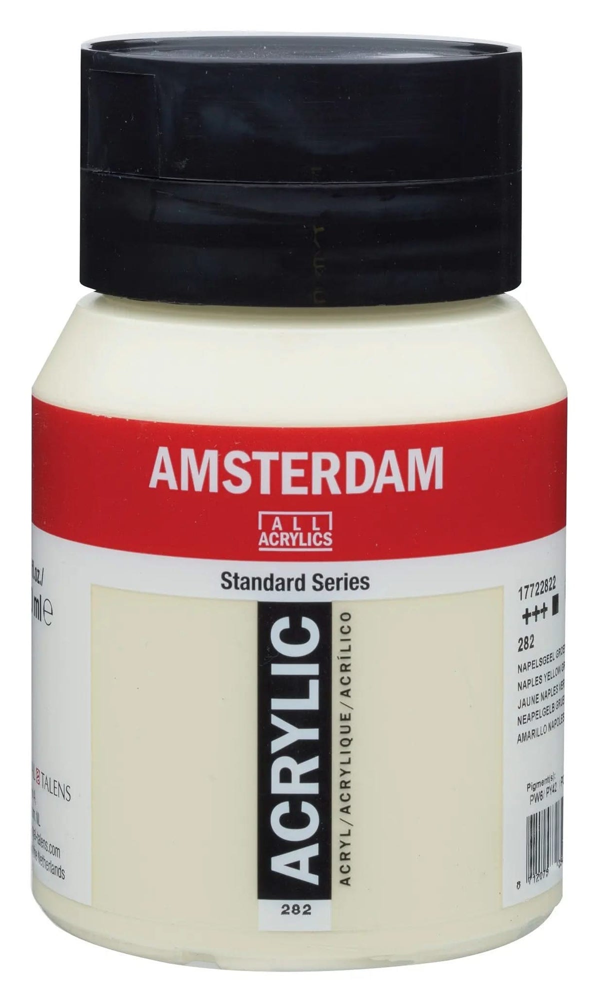 Amsterdam Standard Series Acrylfarbe Flasche 500 ml Neapelgelb Grün 282 - Kidis Art