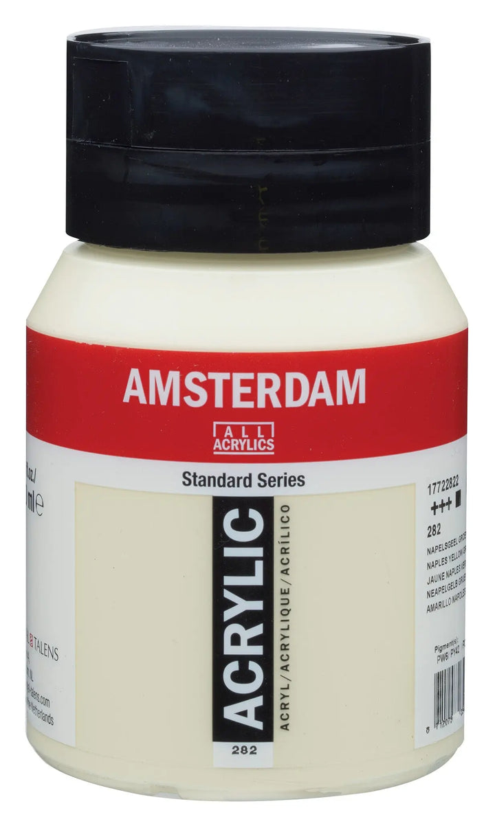 Amsterdam Standard Series Acrylfarbe Flasche 500 ml Neapelgelb Grün 282