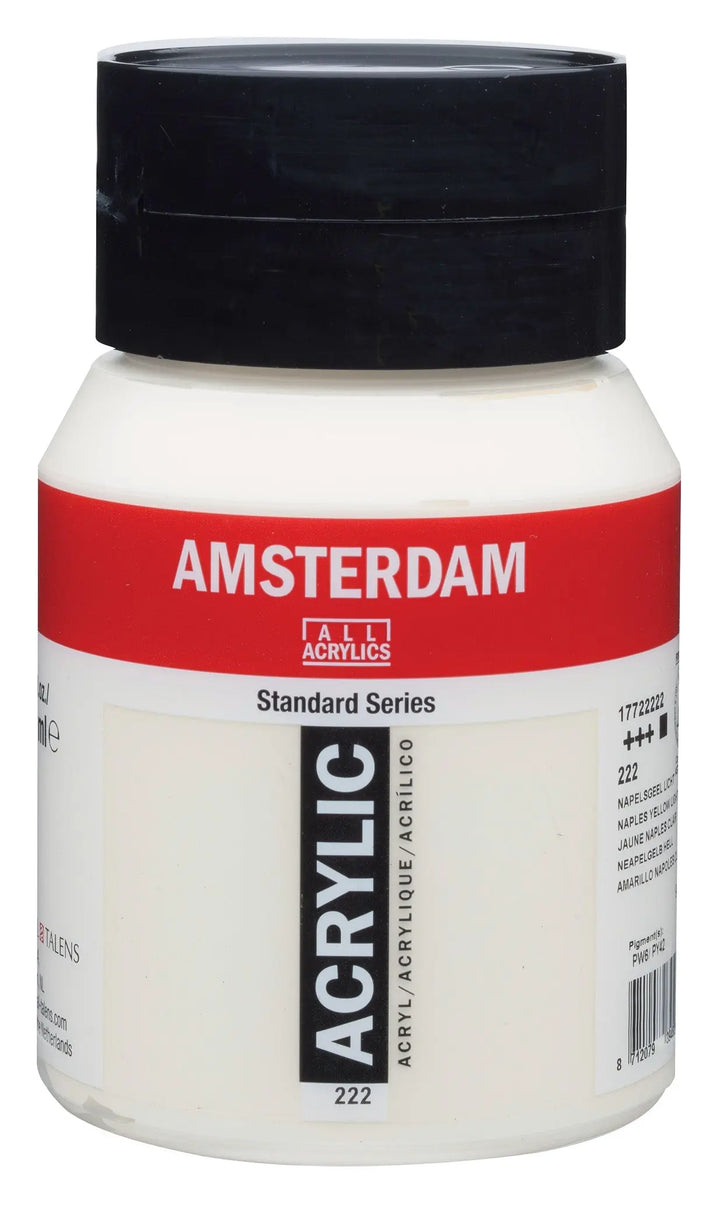 Amsterdam Standard Series Acrylfarbe Flasche 500 ml Neapelgelb Hell 222