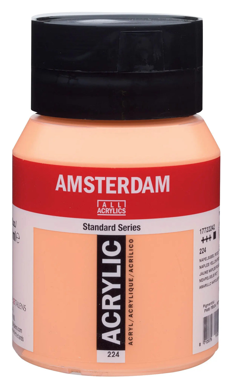 Amsterdam Standard Series Acrylfarbe Flasche 500 ml Neapelgelb Rot 224