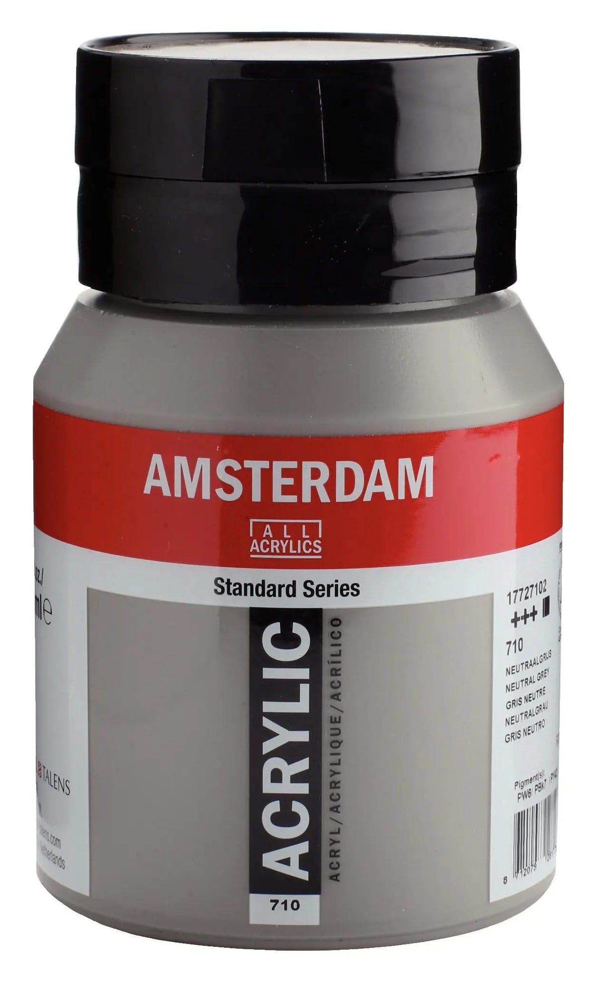 Amsterdam Standard Series Acrylfarbe Flasche 500 ml Neutralgrau 710 - Kidis Art