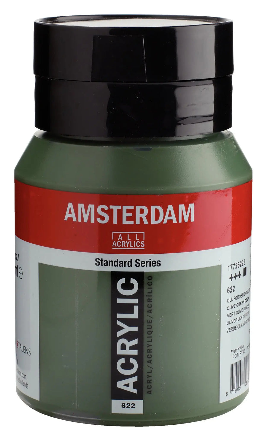 Amsterdam Standard Series Acrylfarbe Flasche 500 ml Olivgrün Dunkel 622