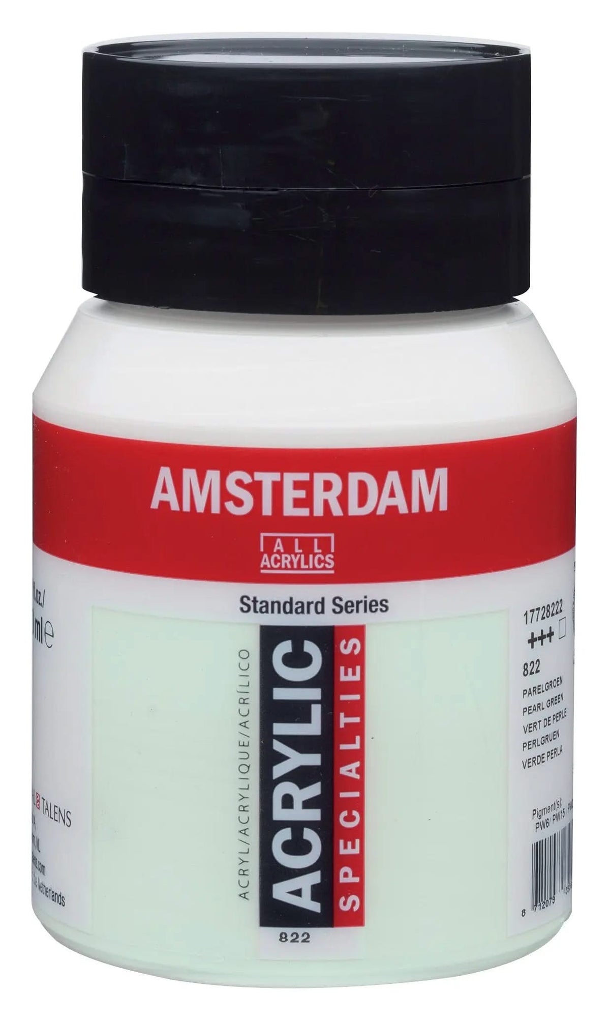 Amsterdam Standard Series Acrylfarbe Flasche 500 ml Perlgrün 822 - Kidis Art