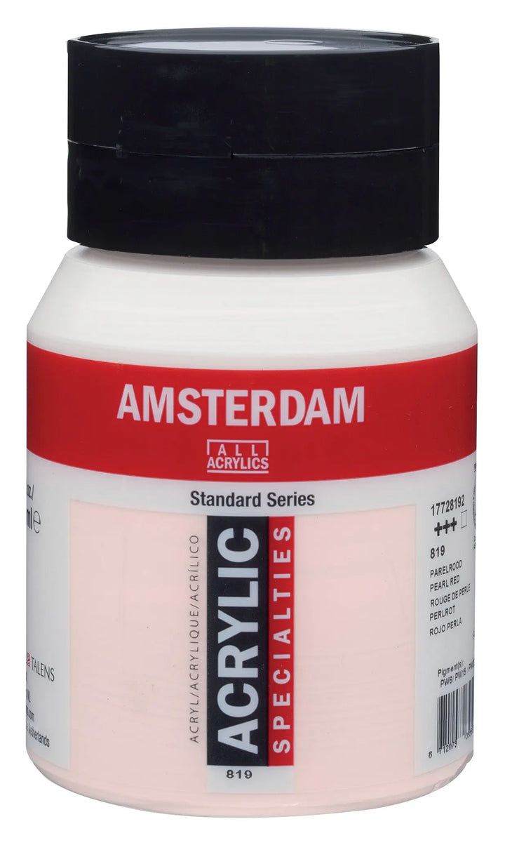 Amsterdam Standard Series Acrylfarbe Flasche 500 ml Perlrot 819