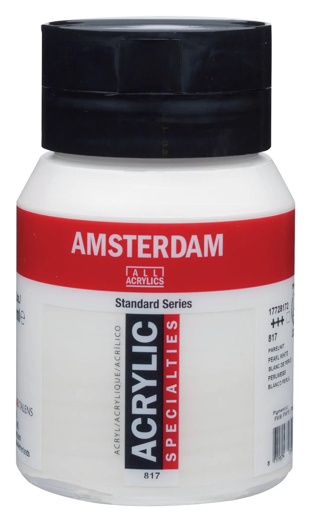 Amsterdam Standard Series Acrylfarbe Flasche 500 ml Perlweiß 817