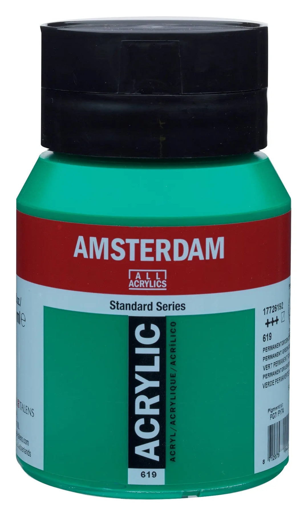 Amsterdam Standard Series Acrylfarbe Flasche 500 ml Permanentgrün Dunkel 619