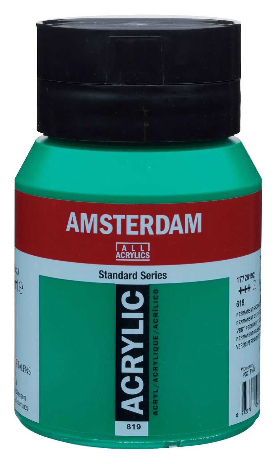 Amsterdam Standard Series Acrylfarbe Flasche 500 ml Permanentgrün Dunkel 619