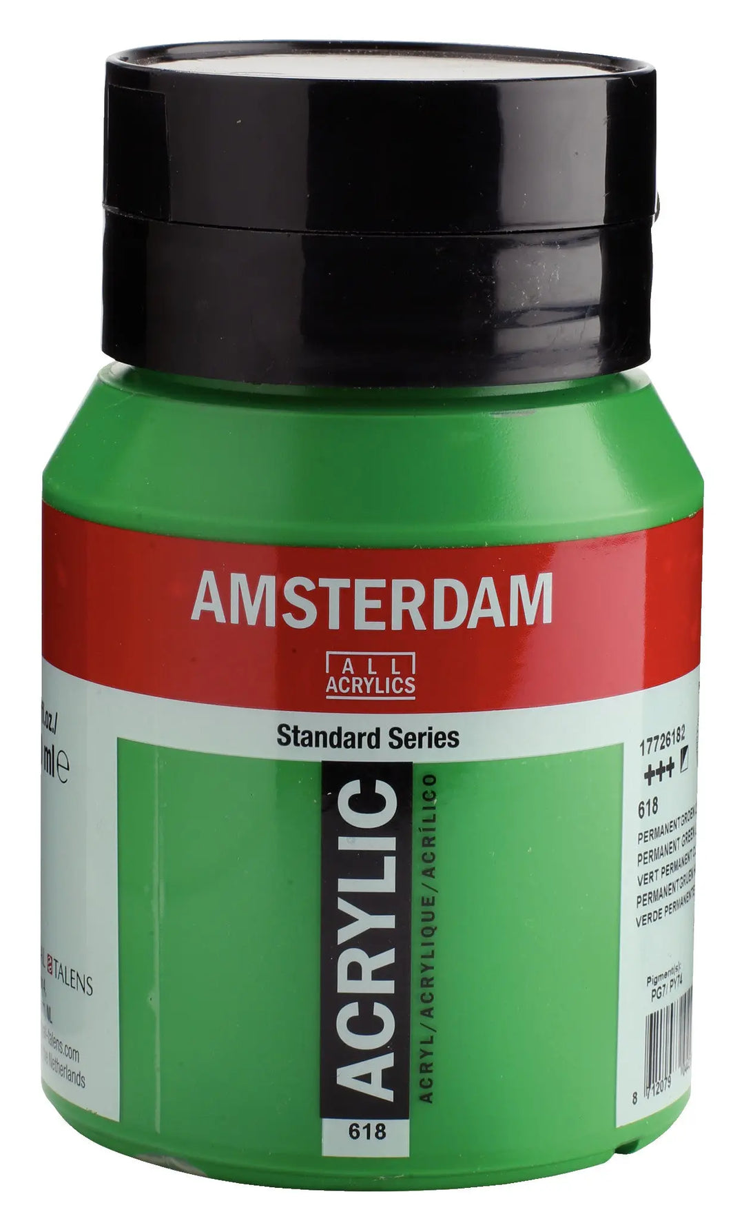 Amsterdam Standard Series Acrylfarbe Flasche 500 ml Permanentgrün Hell 618