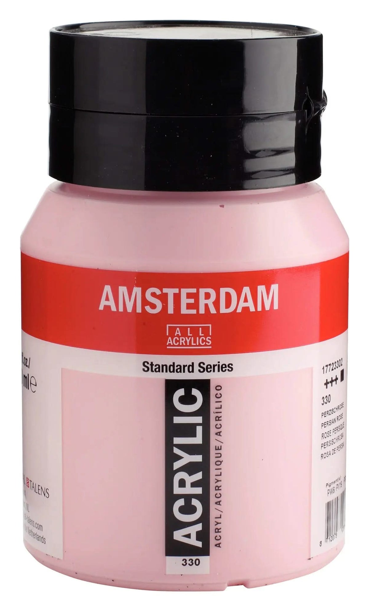 Amsterdam Standard Series Acrylfarbe Flasche 500 ml Persischrosa 330 - Kidis Art