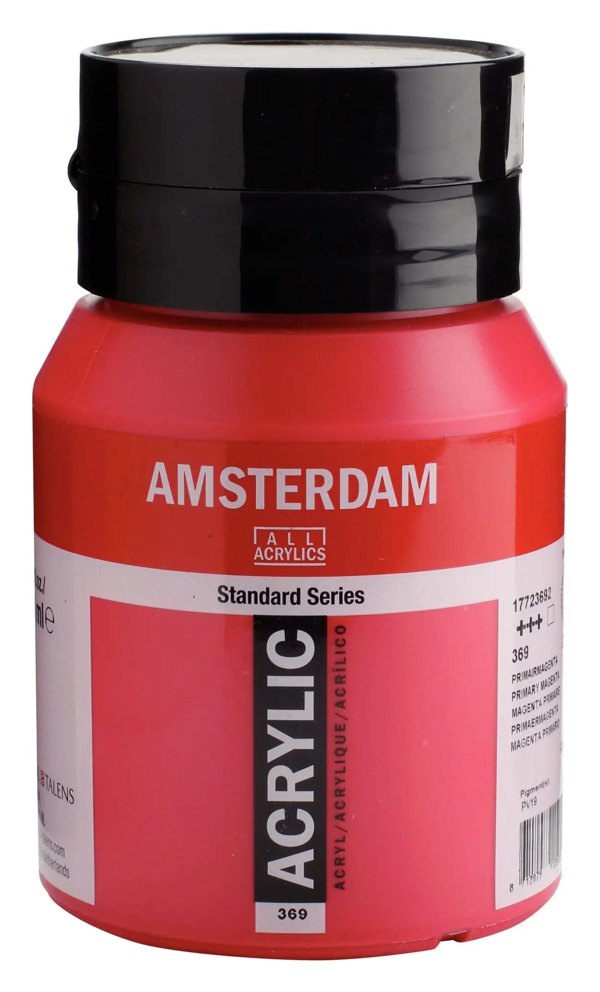 Amsterdam Standard Series Acrylfarbe Flasche 500 ml Primärmagenta 369 - Kidis Art