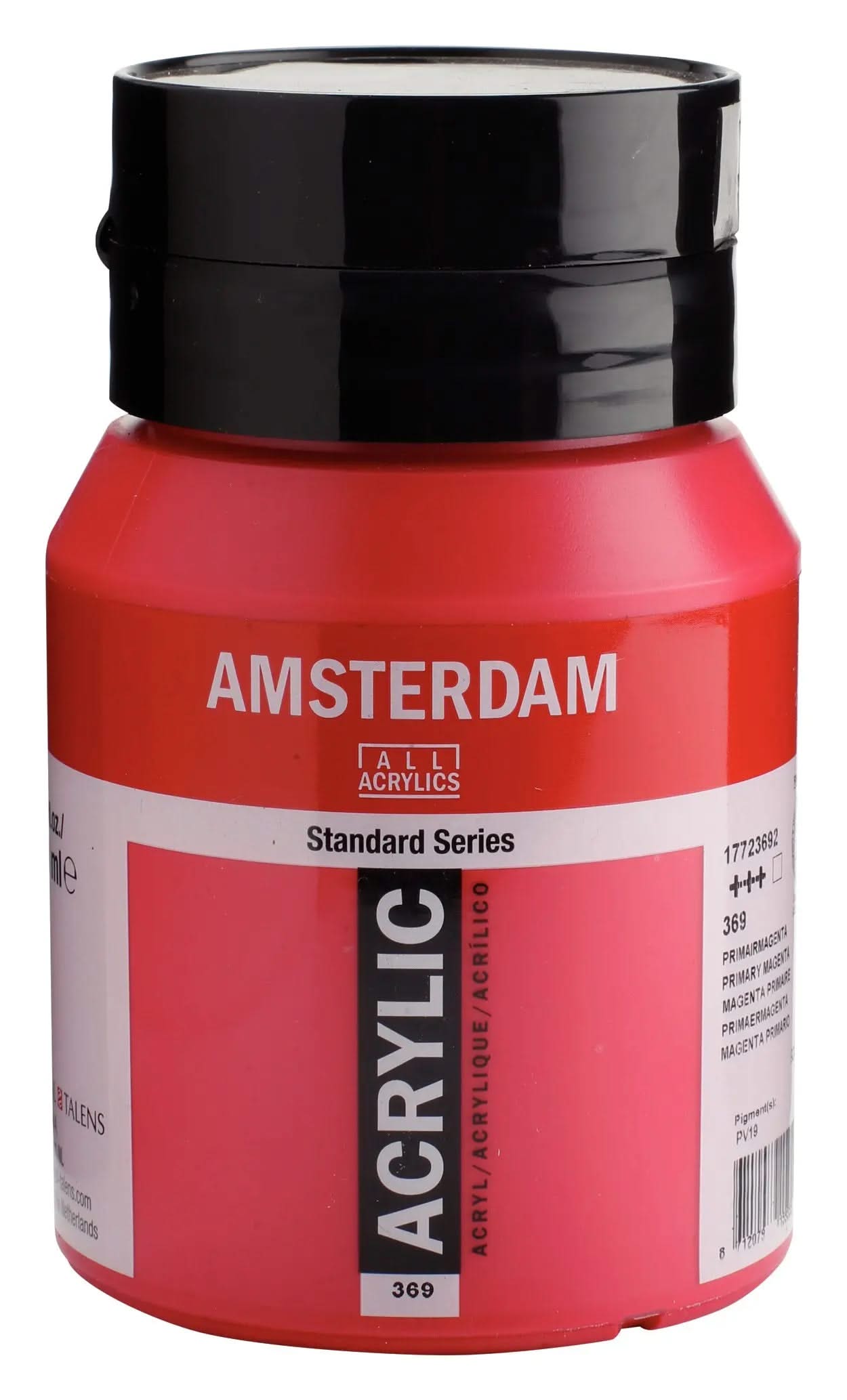 Amsterdam Standard Series Acrylfarbe Flasche 500 ml Primärmagenta 369 - Kidis Art