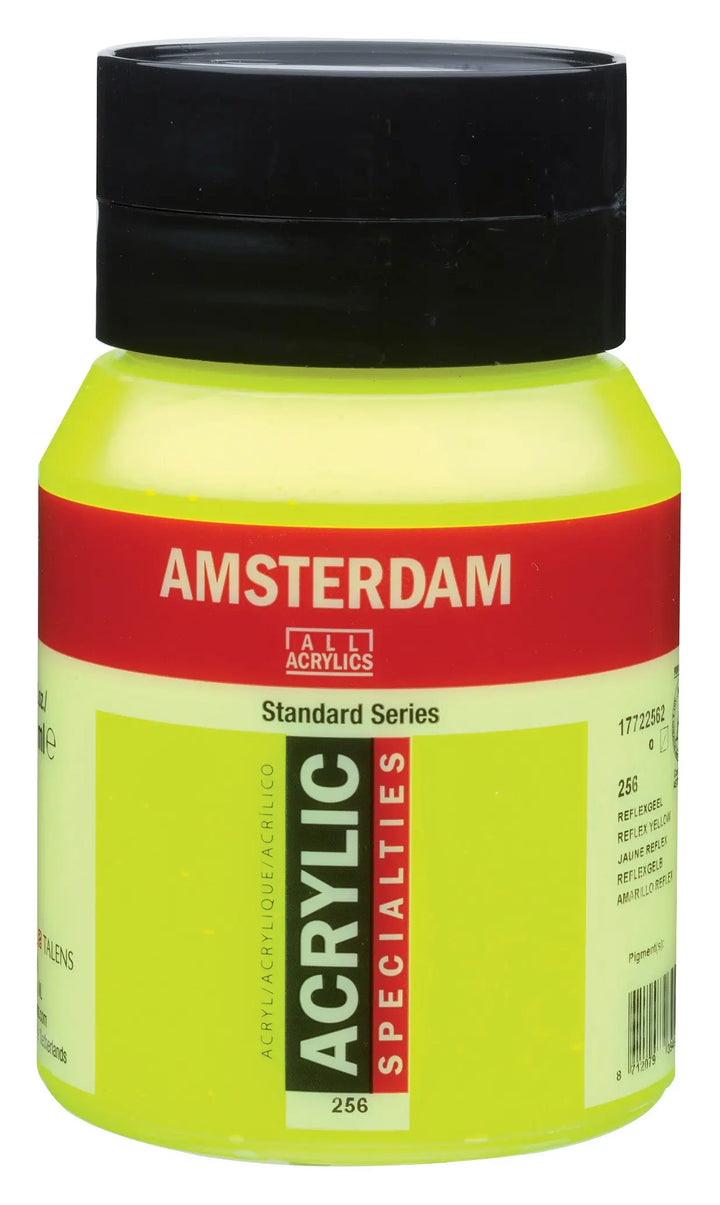 Amsterdam Standard Series Acrylfarbe Flasche 500 ml Reflexgelb 256