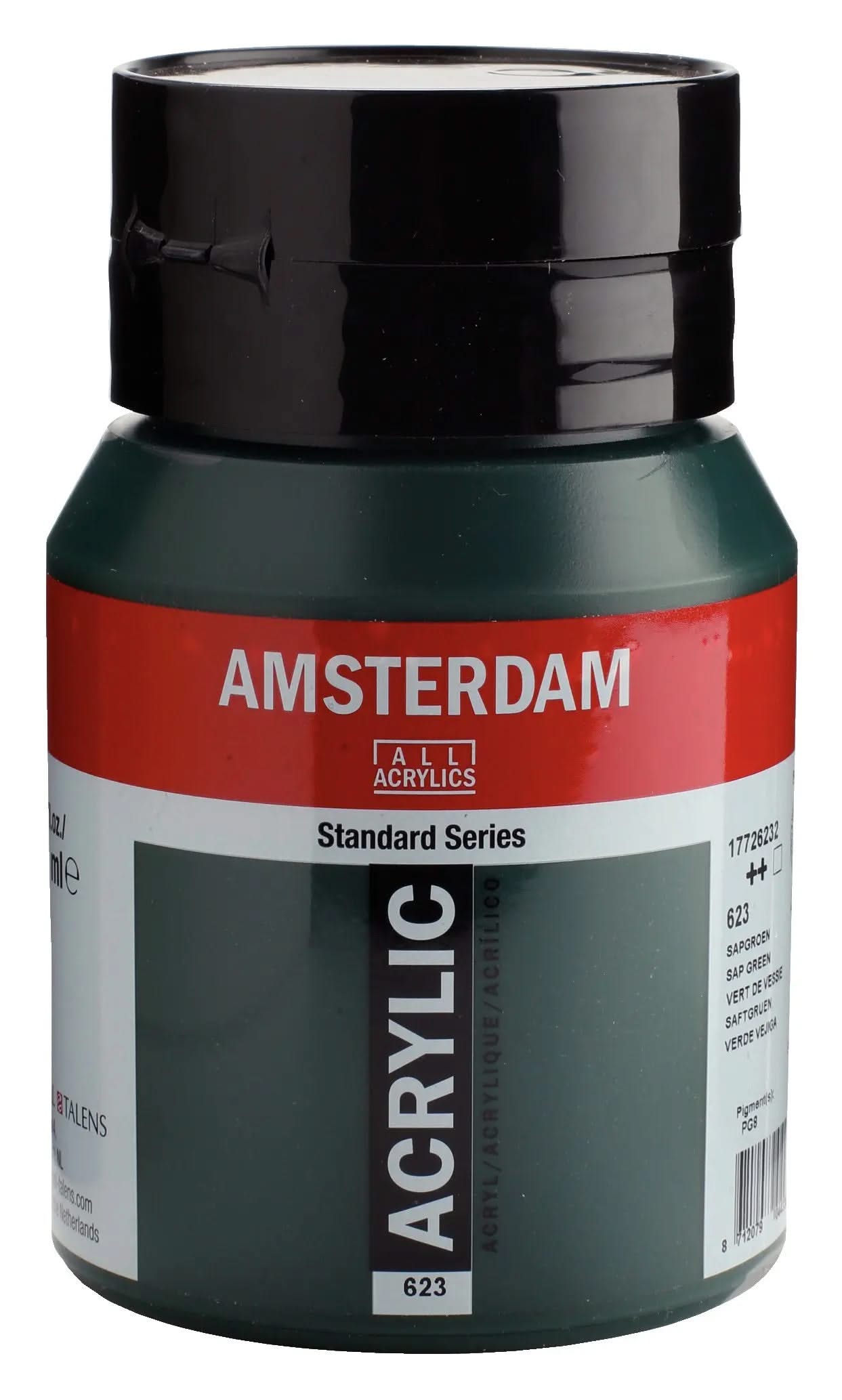 Amsterdam Standard Series Acrylfarbe Flasche 500 ml Saftgrün 623 - Kidis Art
