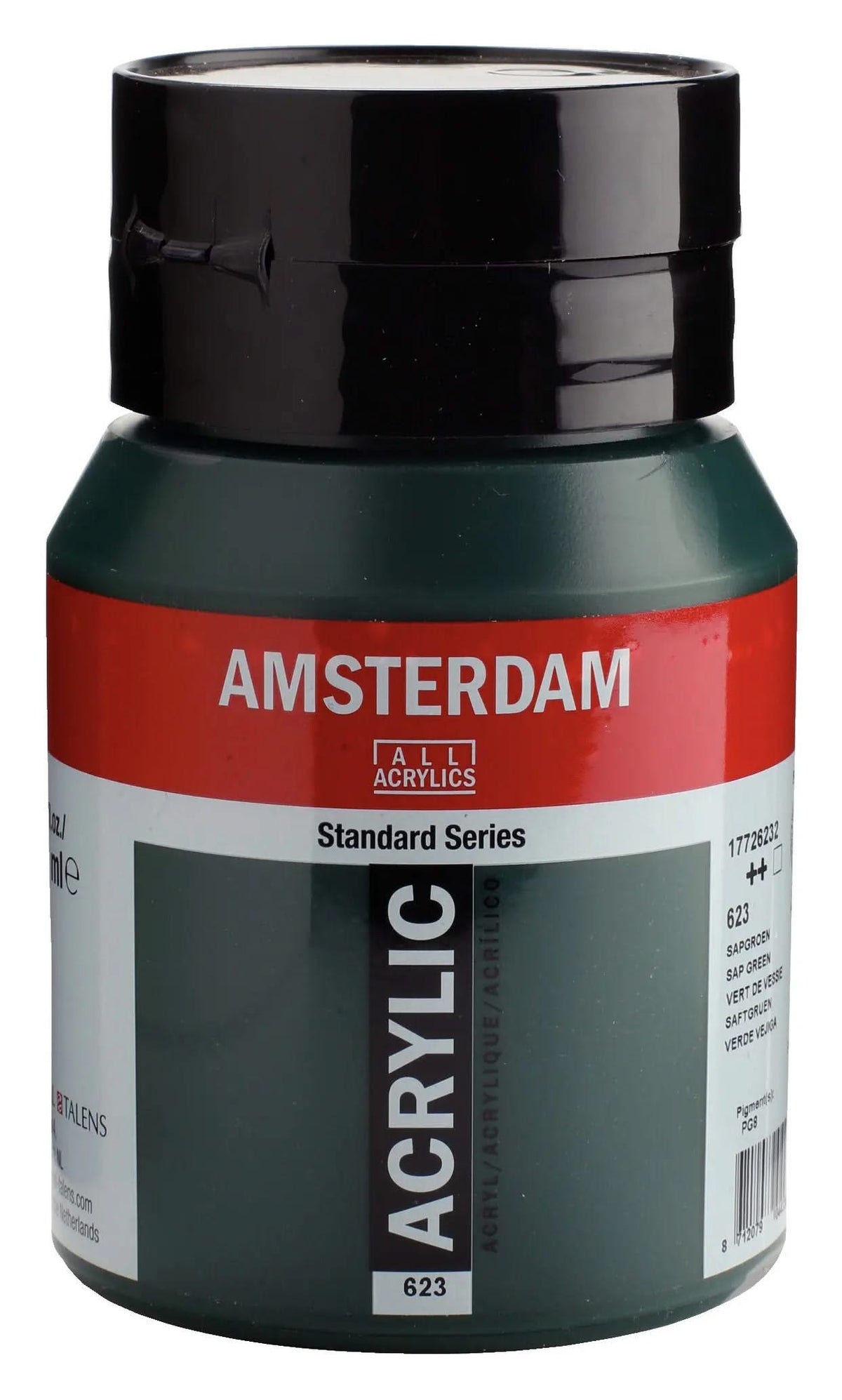 Amsterdam Standard Series Acrylfarbe Flasche 500 ml Saftgrün 623 - Kidis Art