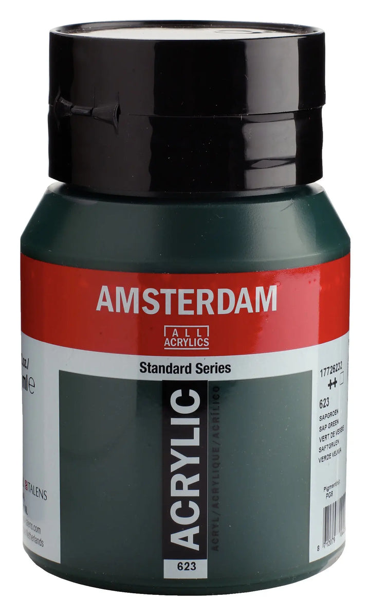 Amsterdam Standard Series Acrylfarbe Flasche 500 ml Saftgrün 623