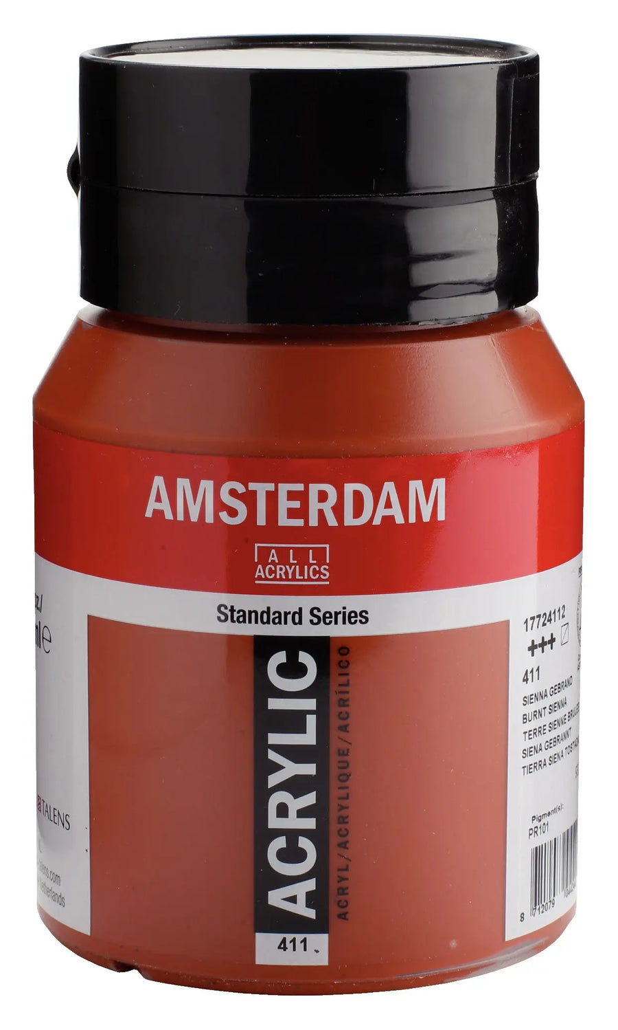 Amsterdam Standard Series Acrylfarbe Flasche 500 ml Siena Gebrannt 411