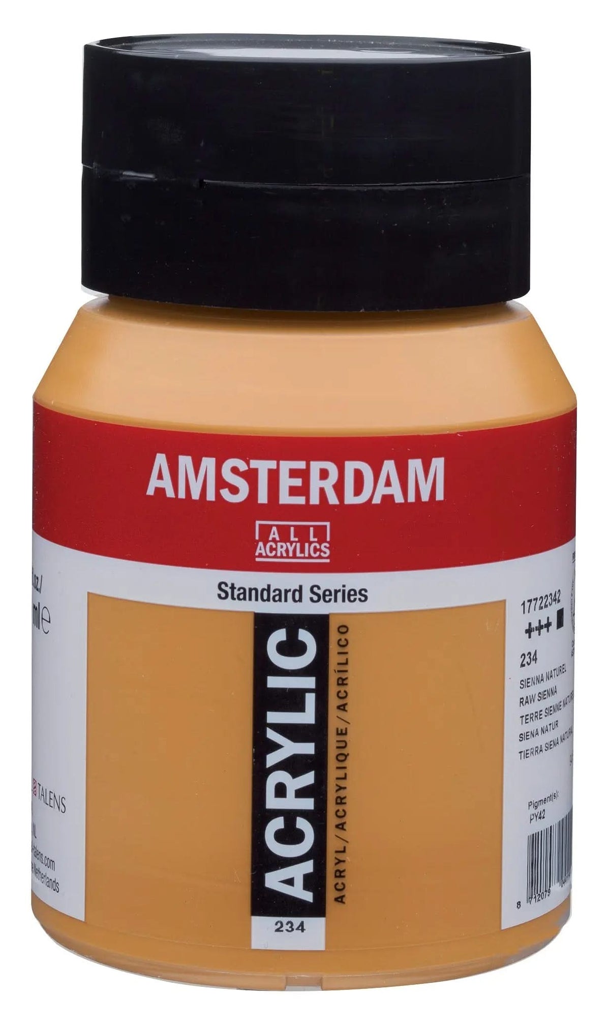 Amsterdam Standard Series Acrylfarbe Flasche 500 ml Siena Natur 234 - Kidis Art