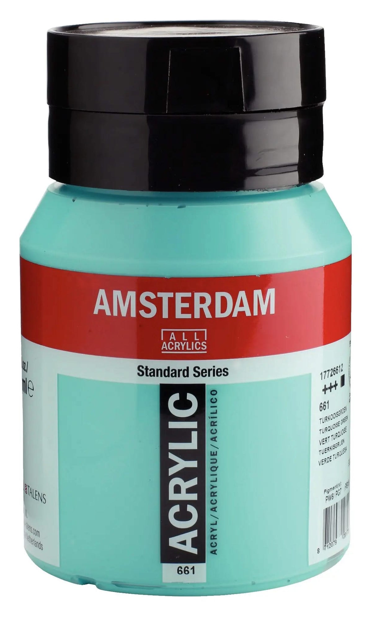 Amsterdam Standard Series Acrylfarbe Flasche 500 ml Türkisgrün 661 - Kidis Art