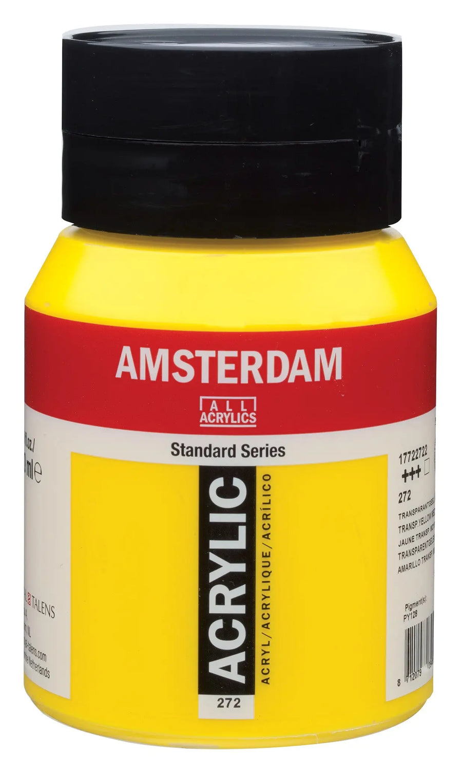 Amsterdam Standard Series Acrylfarbe Flasche 500 ml Transparentgelb Mittel 272