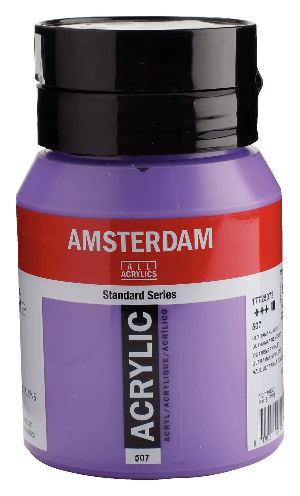 Amsterdam Standard Series Acrylfarbe Flasche 500 ml Ultramarinviolett 507 - Kidis Art