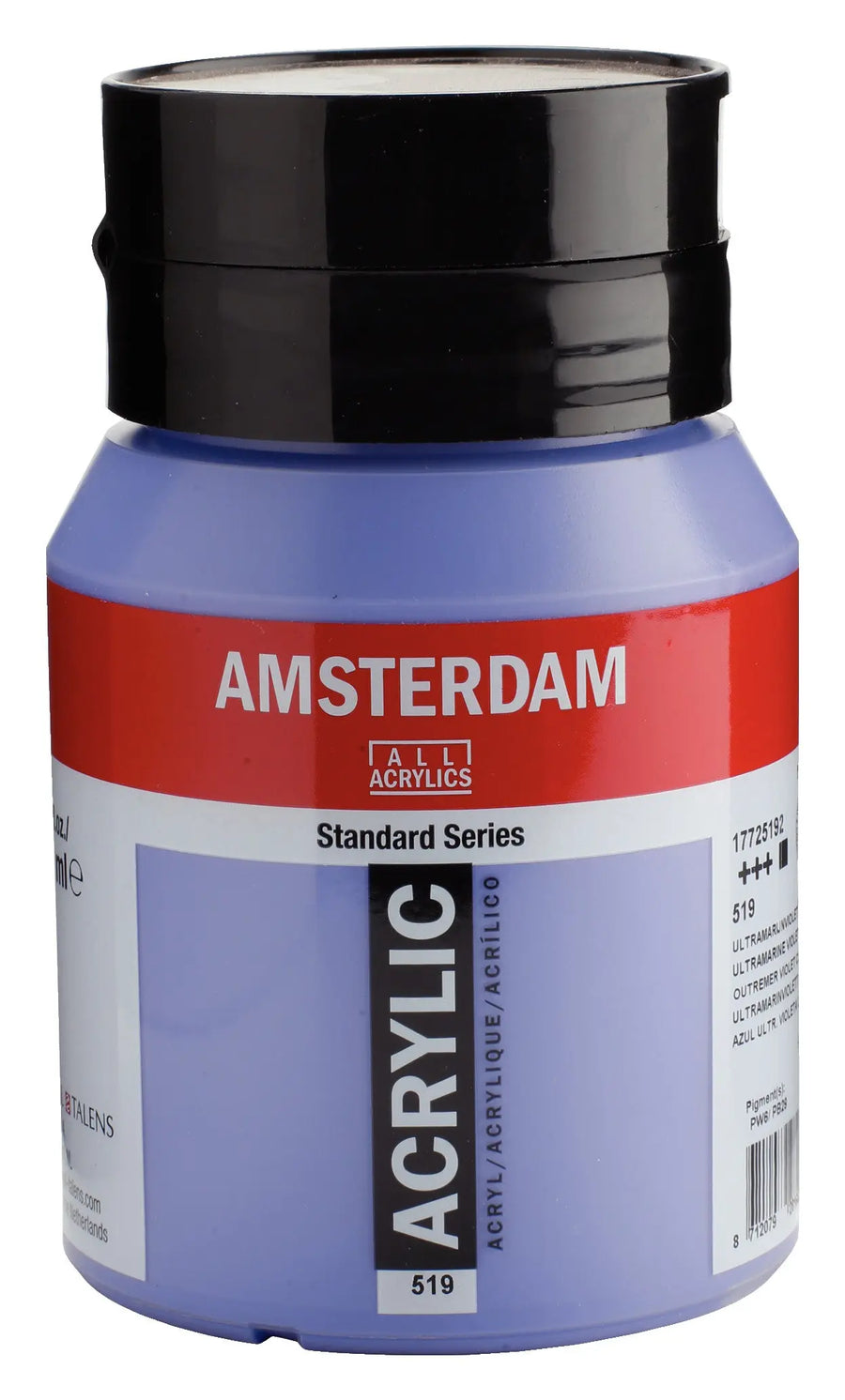 Amsterdam Standard Series Acrylfarbe Flasche 500 ml Ultramarinviolett Hell 519