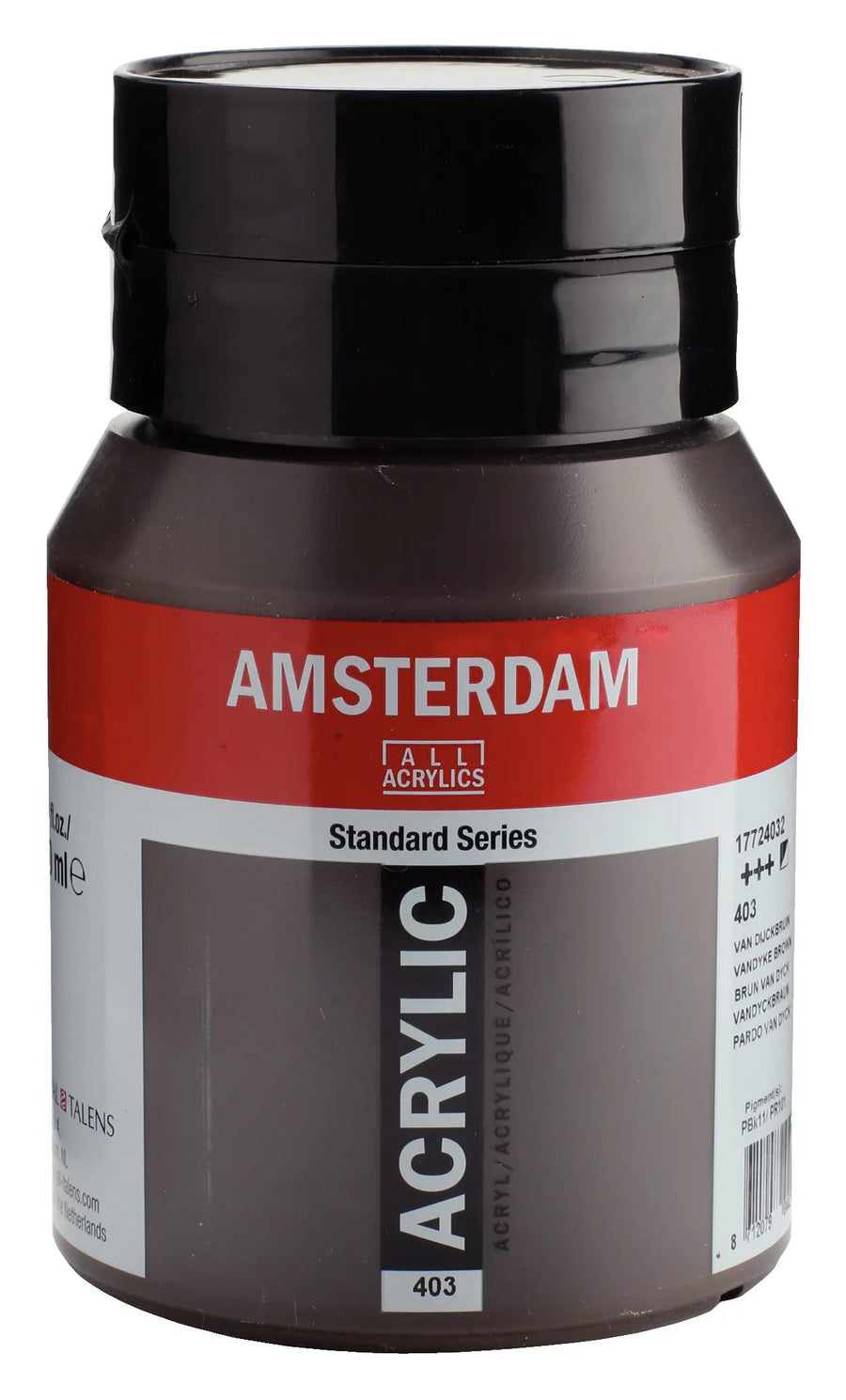 Amsterdam Standard Series Acrylfarbe Flasche 500 ml Vandyckbraun 403