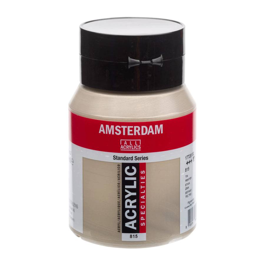Amsterdam Standard Series Acrylfarbe Flasche 500 ml Zinn 815