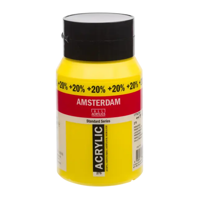 Amsterdam Standard Series Acrylfarbe Flasche 600 ml Primärgelb 275