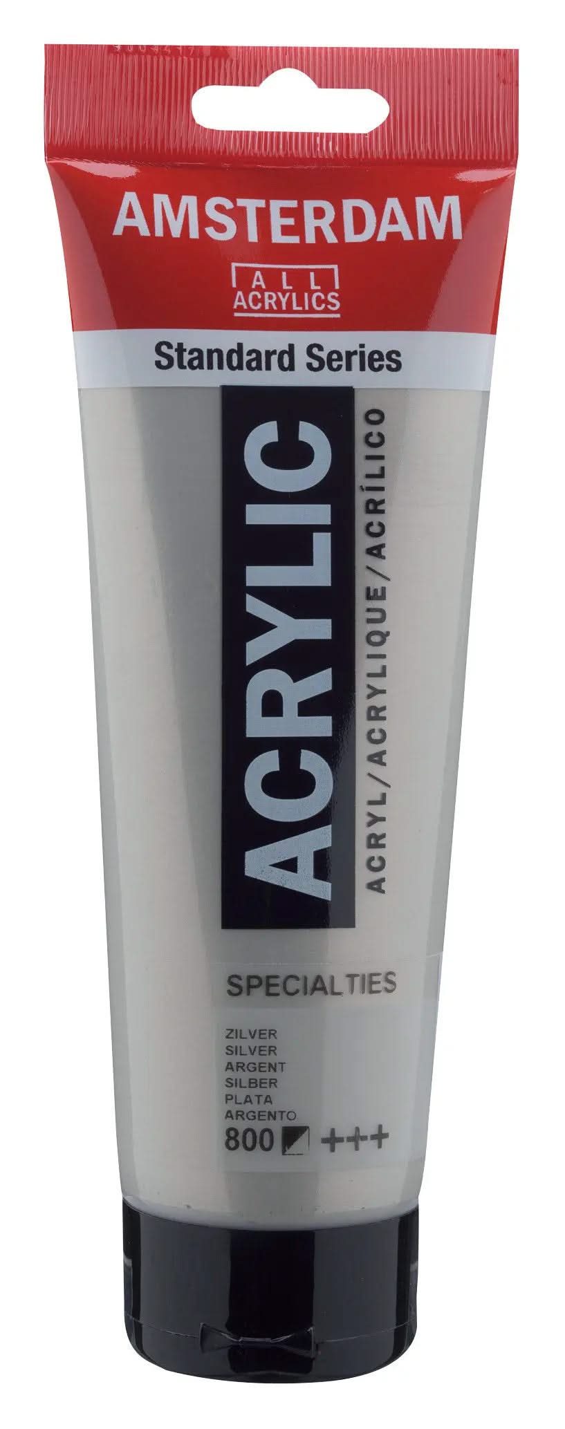 Amsterdam Standard Series Acrylfarbe Tube 250 ml Silber 800 - Kidis Art