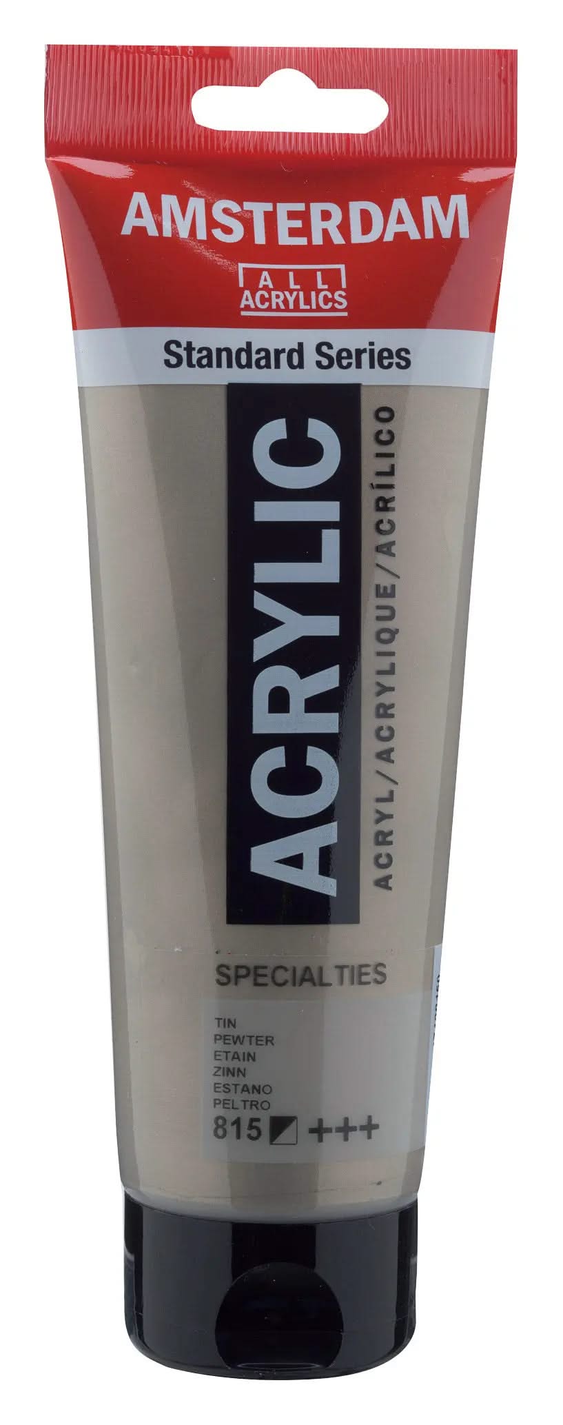 Amsterdam Standard Series Acrylfarbe Tube 250 ml Zinn 815 - Kidis Art
