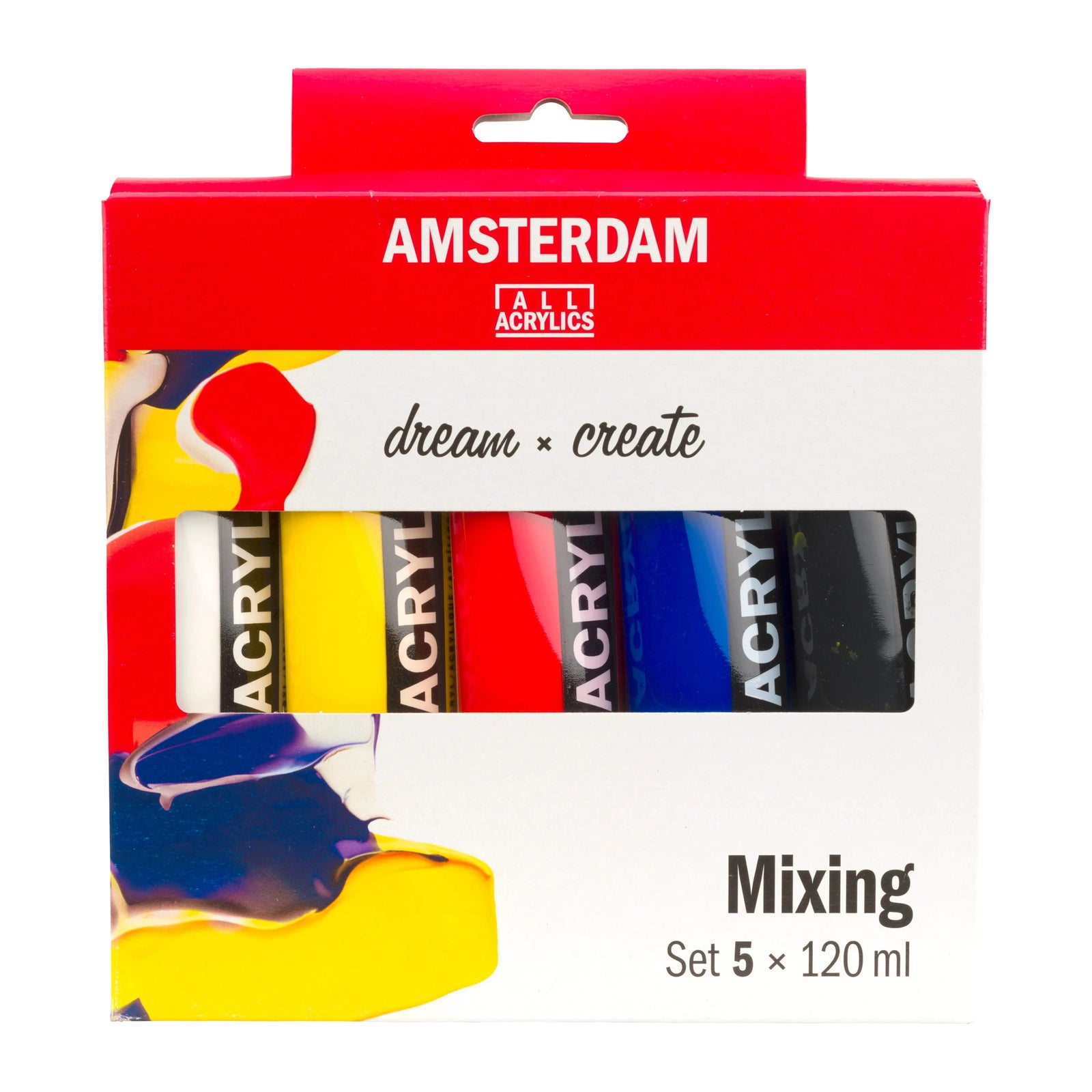 Amsterdam Standard Series Acrylfarben-Mischset | 5 x 120 ml - Kidis Art
