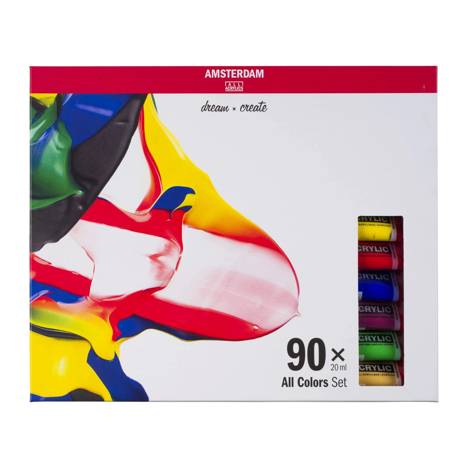 Amsterdam Standard Series Acrylfarben Vollsortimentsset Set | 90 x 20 ml - Kidis Art